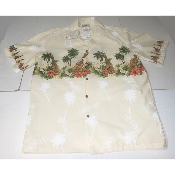 Large Pacific Legend Hawaiian Shirt Mens Ukule Personalized Embroidered NCCRC - Picture 7 of 12